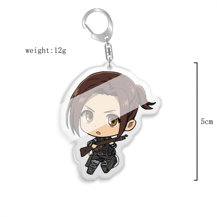 Shingeki no Kyojin  Anime acrylic Key Chain  price for 5 pcs 7992