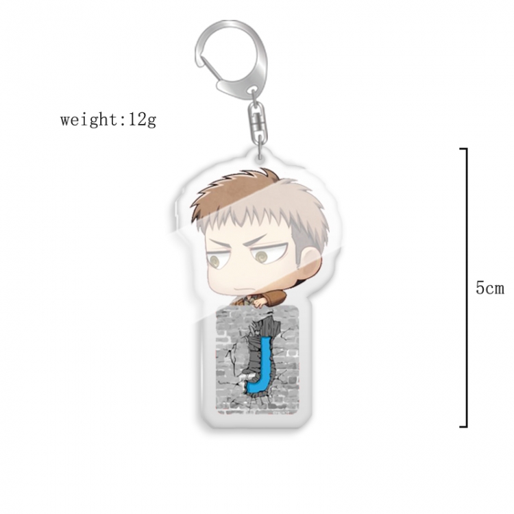Shingeki no Kyojin  Anime acrylic Key Chain  price for 5 pcs 7999