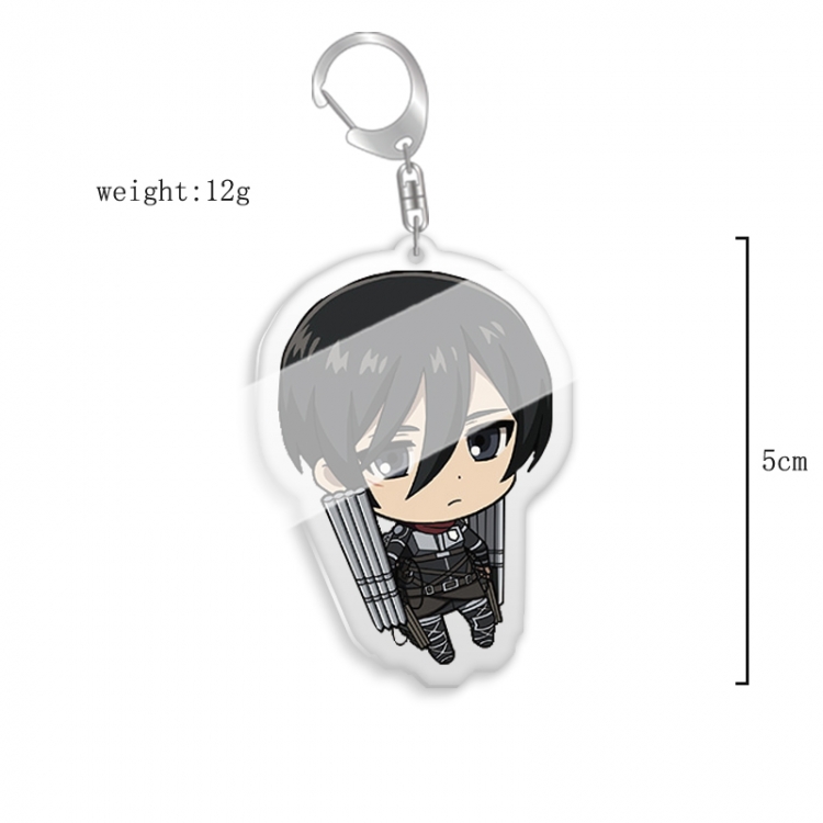 Shingeki no Kyojin  Anime acrylic Key Chain  price for 5 pcs 7990