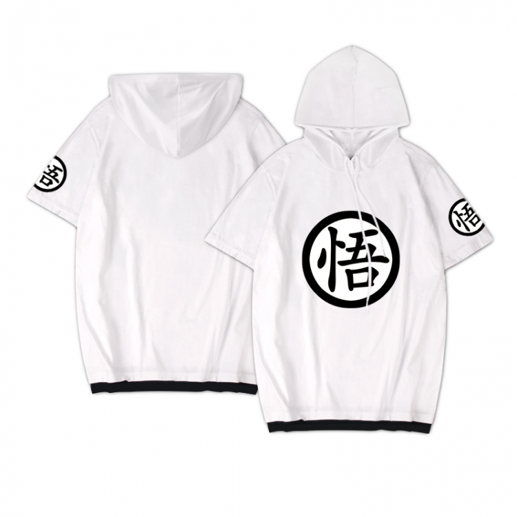 DRAGON BALL Anime peripheral hooded short-sleeved sweater  from S to 3XL