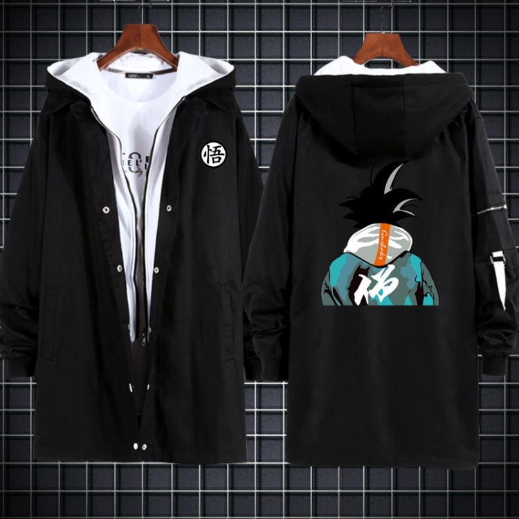 DRAGON BALL Anime fake two sweater coat long trench coat   M to 3XL