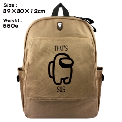 Among us Canvas Flip Backpack ...