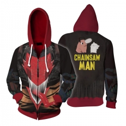 Chainsaw Man zipper sweater co...