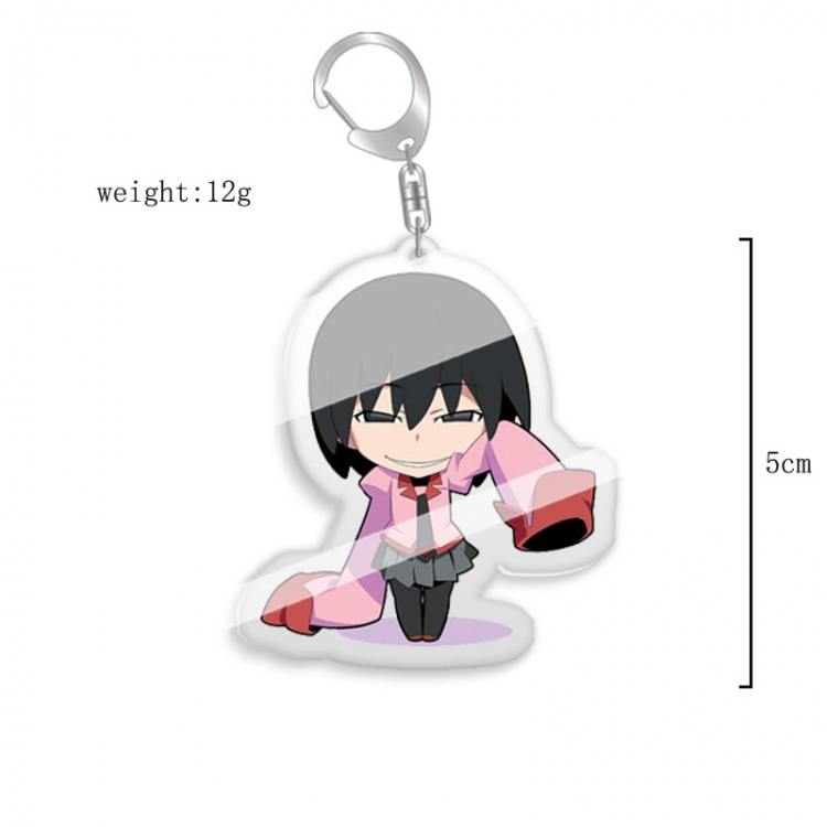 Bakemonogatari Anime acrylic Key Chain  price for 5 pcs 8036