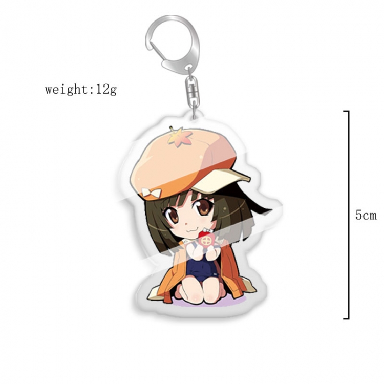 Bakemonogatari Anime acrylic Key Chain  price for 5 pcs 8028