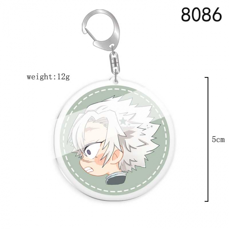 Demon Slayer Kimets Anime acrylic Key Chain price for 5 pcs 8086