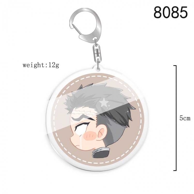 Demon Slayer Kimets Anime acrylic Key Chain price for 5 pcs  8085