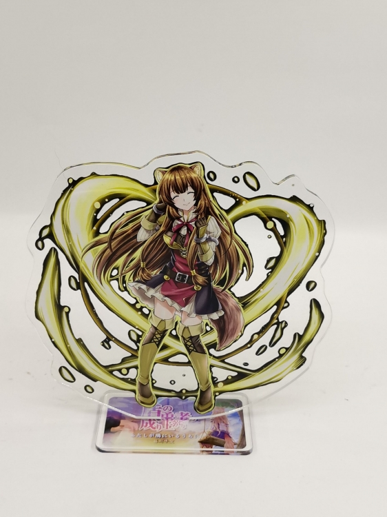 Tate no Yuusha no Nariagari   Anime laser acrylic Standing Plates Keychain