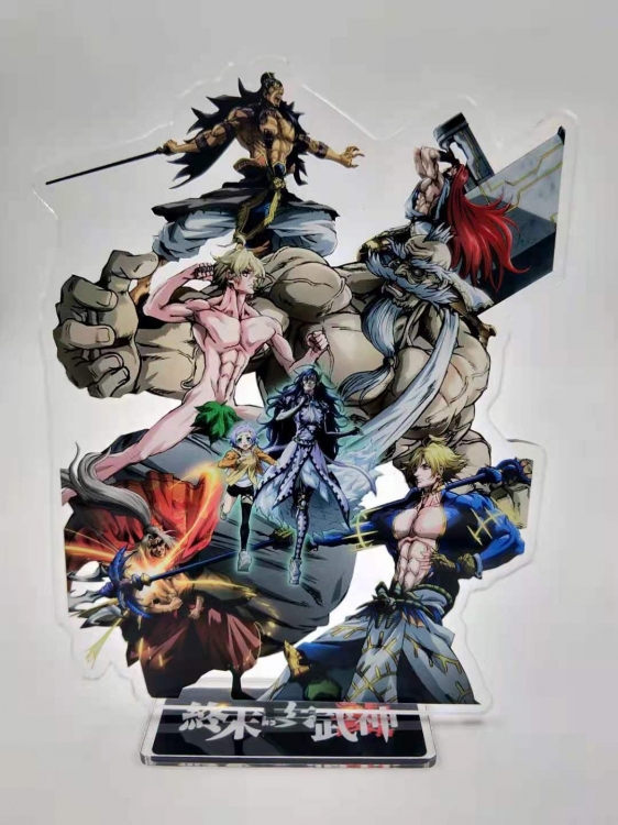 The Last Valkyrie Zeus Anime laser acrylic Standing Plates Keychain