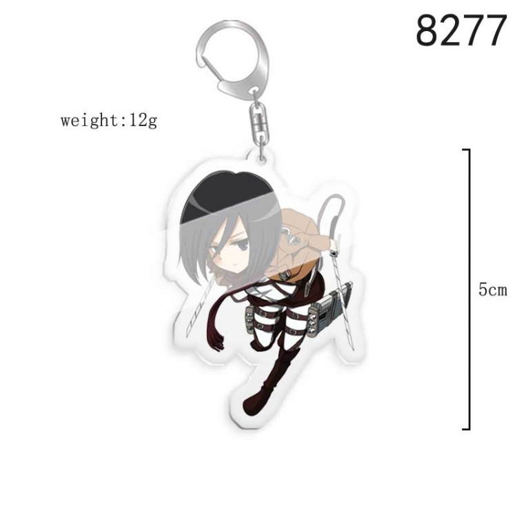 Shingeki no Kyojin Anime acrylic Key Chain  price for 5 pcs 8277