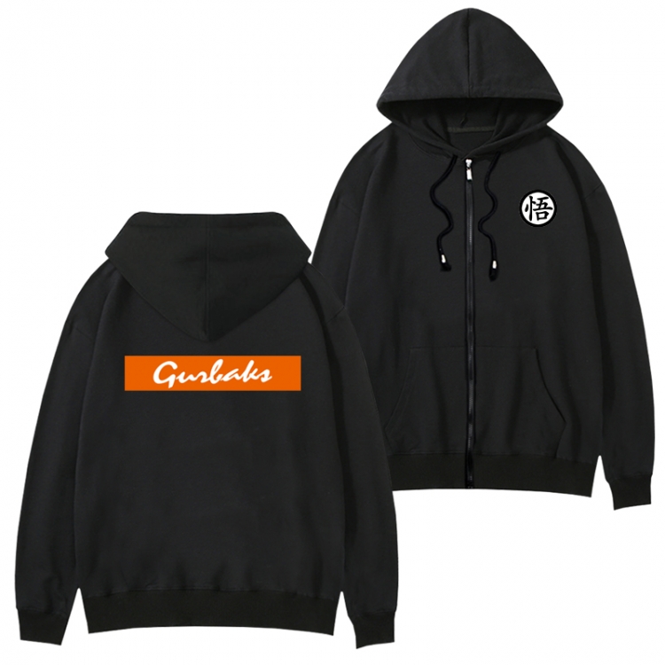 DRAGON BALL Anime thin zipper sweater long-sleeved jacket Hoodie