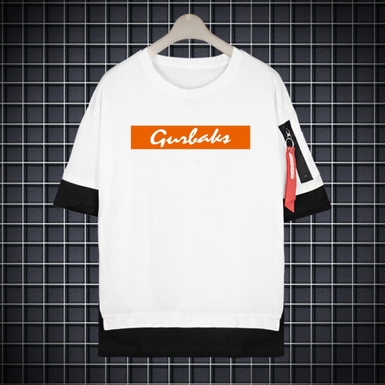 DRAGON BALL Full color printed short-sleeved fake two-piece T-shirt from S to XXXL