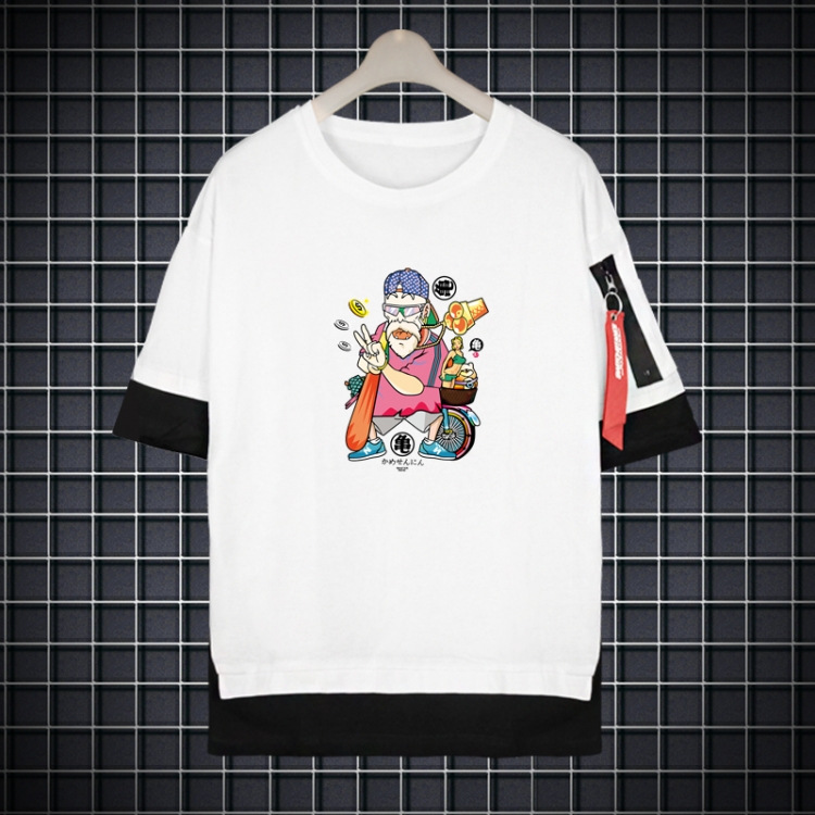 DRAGON BALL Full color printed short-sleeved fake two-piece T-shirt from S to XXXL