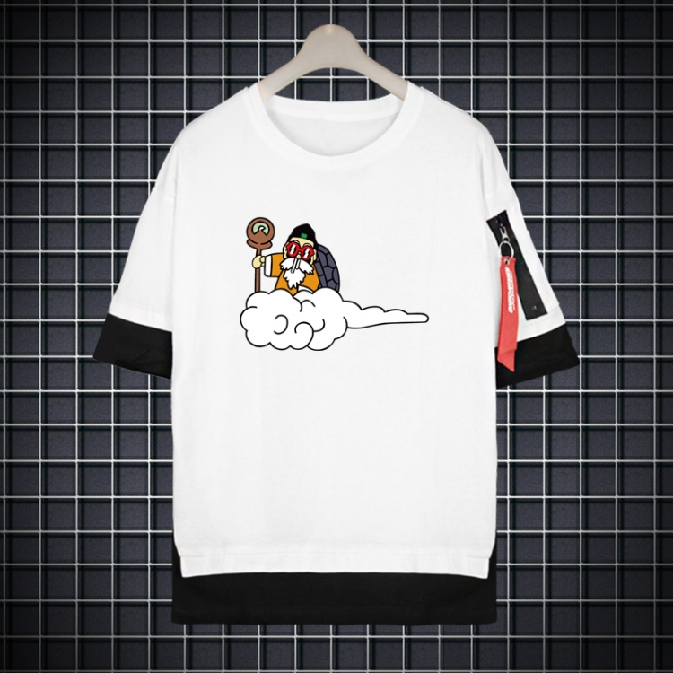 DRAGON BALL Full color printed short-sleeved fake two-piece T-shirt from S to XXXL