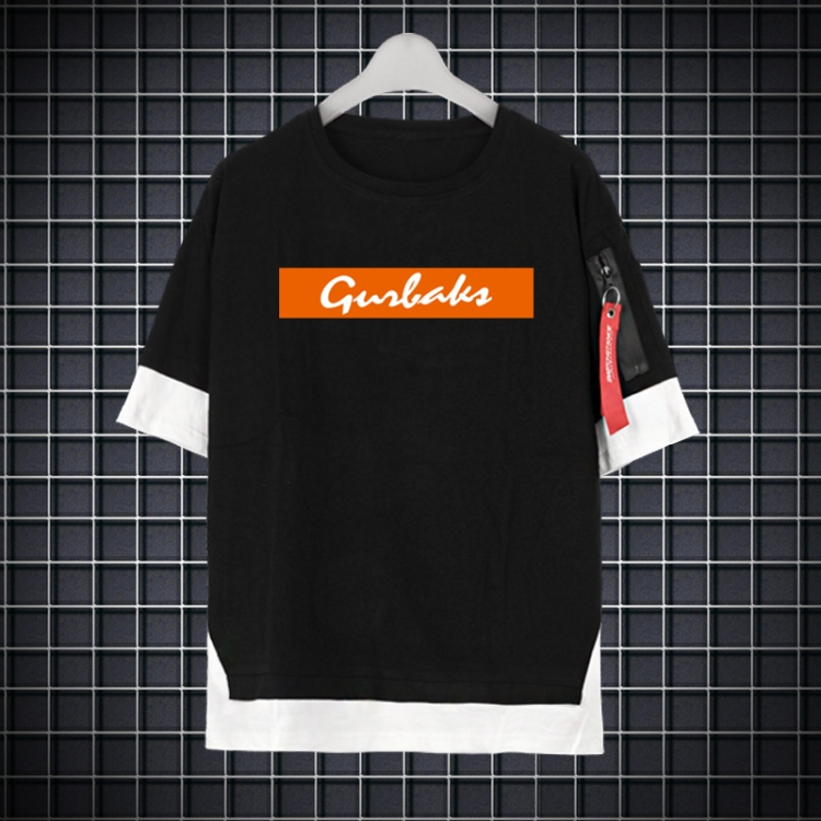 DRAGON BALL Full color printed short-sleeved fake two-piece T-shirt from S to XXXL