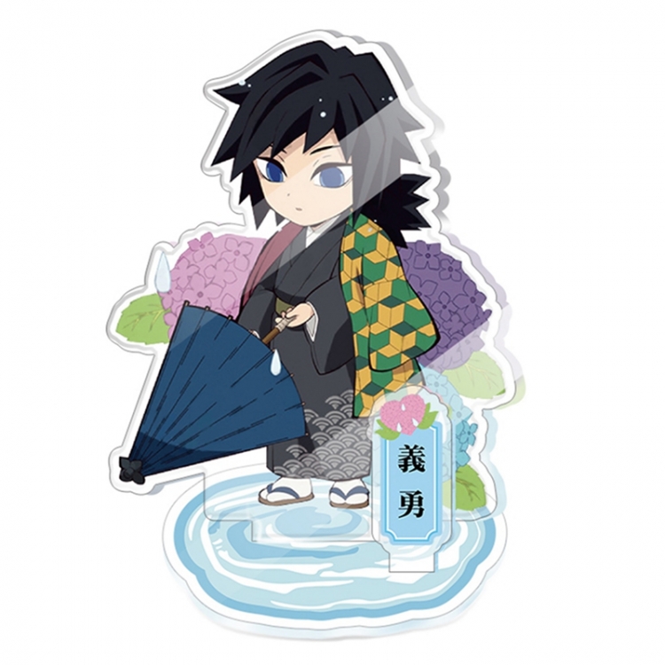 Demon Slayer Kimets Anime character acrylic Standing Plates Keychain 10CM