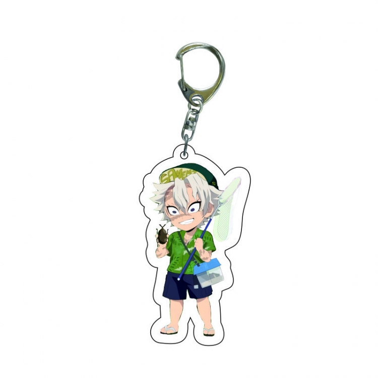 Demon Slayer Kimets Anime acrylic Key Chain  price for 5 pcs 7537
