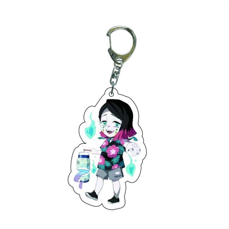 Demon Slayer Kimets Anime acrylic Key Chain  price for 5 pcs 7538