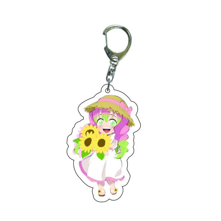Demon Slayer Kimets Anime acrylic Key Chain  price for 5 pcs 7529