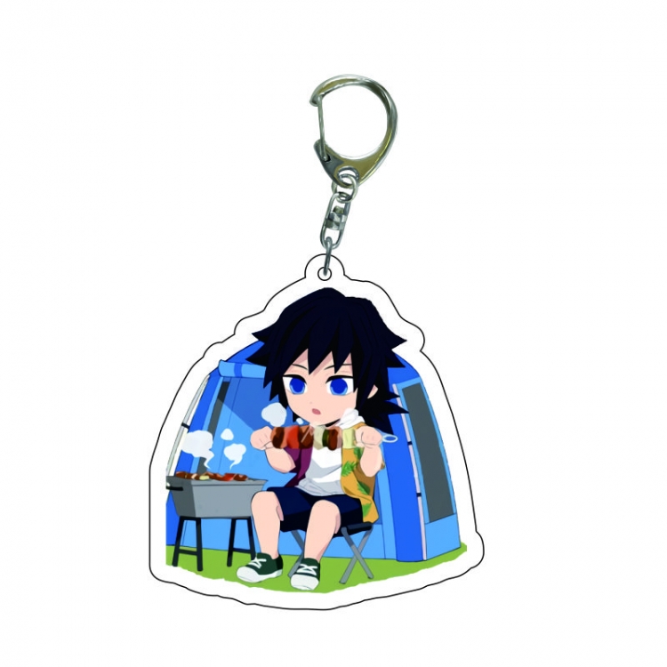 Demon Slayer Kimets Anime acrylic Key Chain  price for 5 pcs 7523