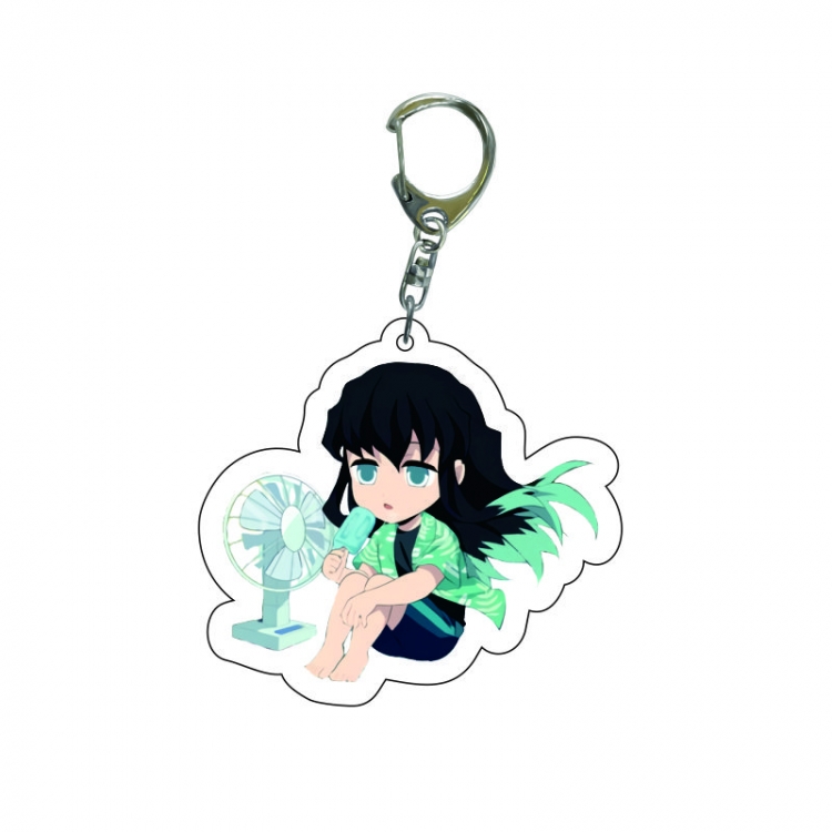 Demon Slayer Kimets Anime acrylic Key Chain  price for 5 pcs 7527