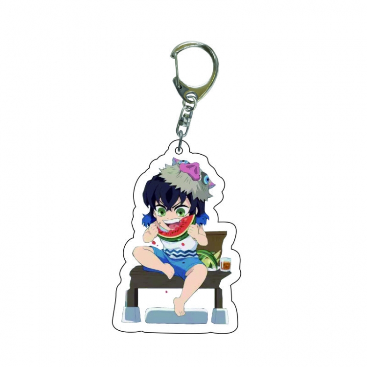 Demon Slayer Kimets Anime acrylic Key Chain  price for 5 pcs 7521