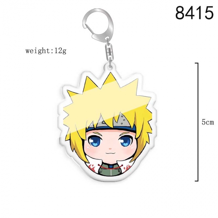 Naruto Anime acrylic Key Chain price for 5 pcs  8415