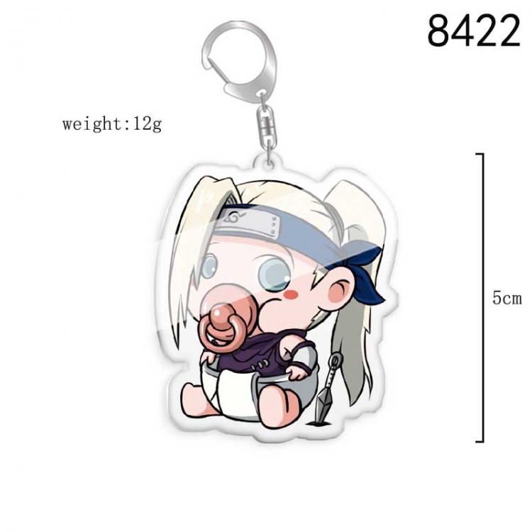 Naruto Anime acrylic Key Chain price for 5 pcs 8422