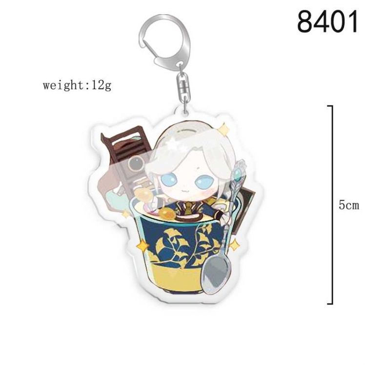 Identity V Anime acrylic Key Chain  price for 5 pcs 8401
