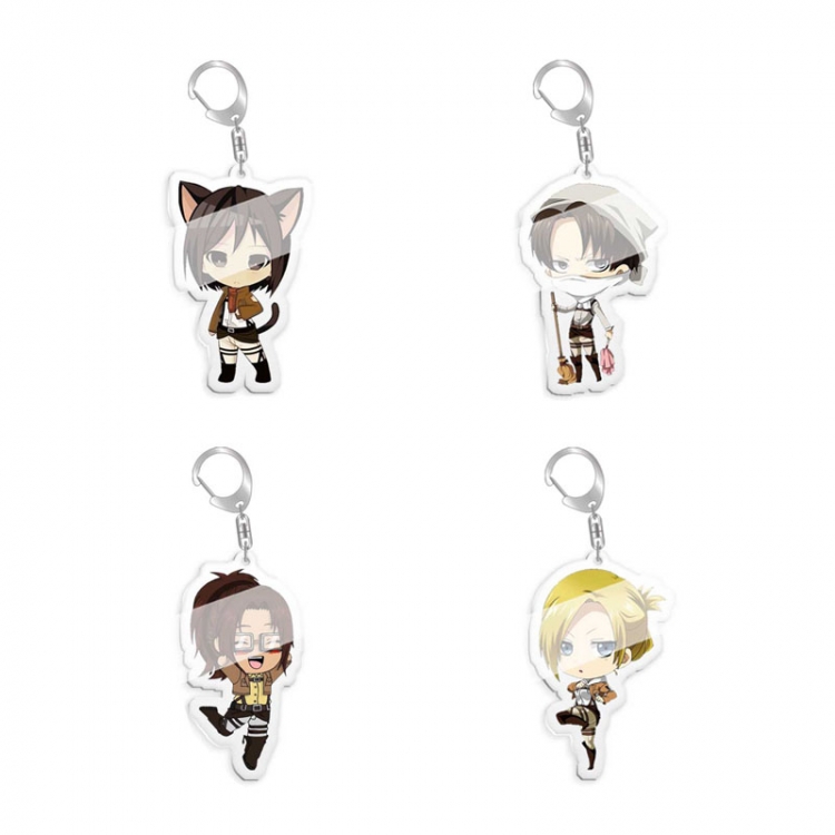 Shingeki no Kyojin Anime acrylic Key Chain price for 5 pcs  8378