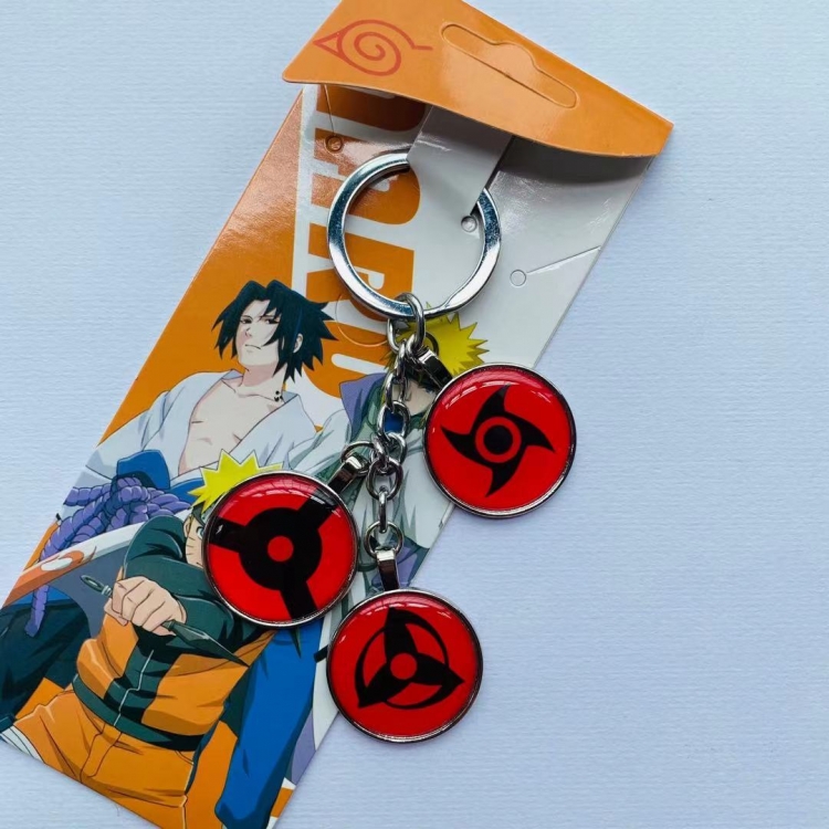 Naruto Anime skewers metal keychain pendant