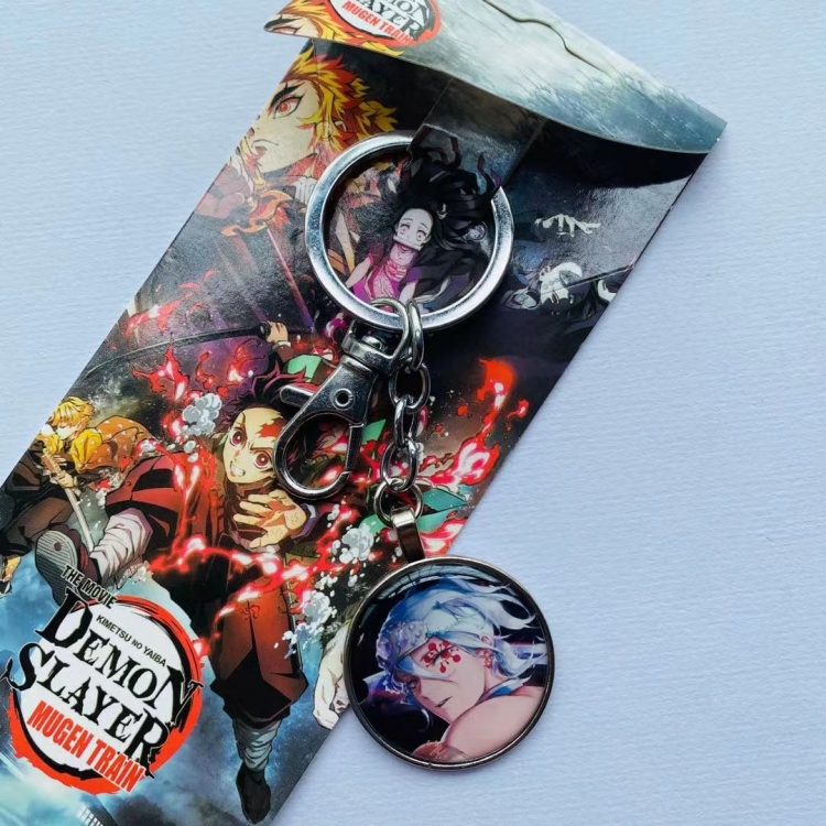 Demon Slayer Kimets Anime cartoon metal keychain pendant price for 5 pcs