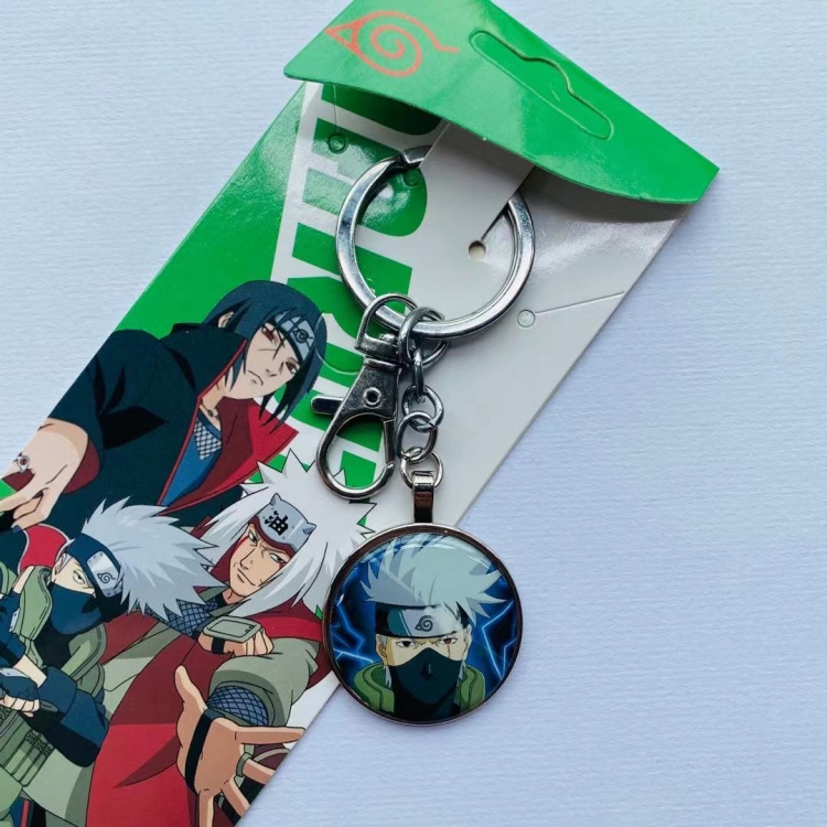 Naruto Anime cartoon metal keychain pendant price for 5 pcs