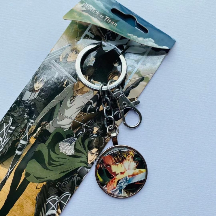 Shingeki no Kyojin  Anime cartoon metal keychain pendant price for 5 pcs