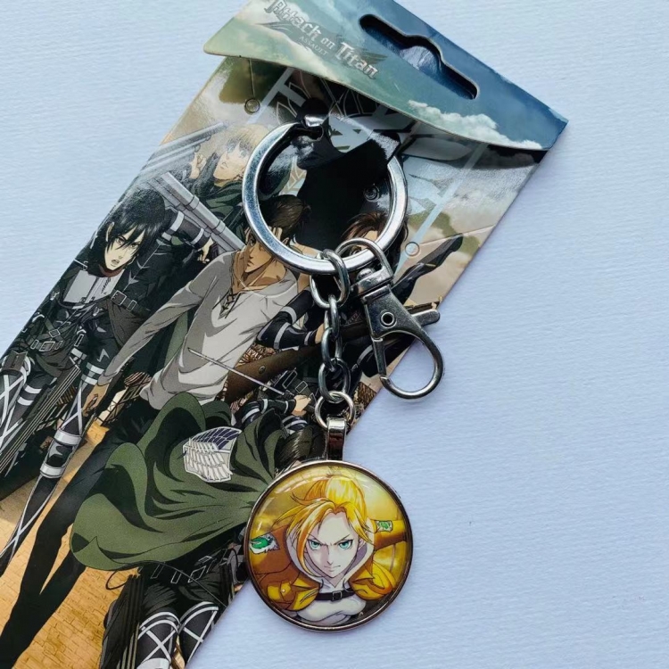 Shingeki no Kyojin  Anime cartoon metal keychain pendant price for 5 pcs