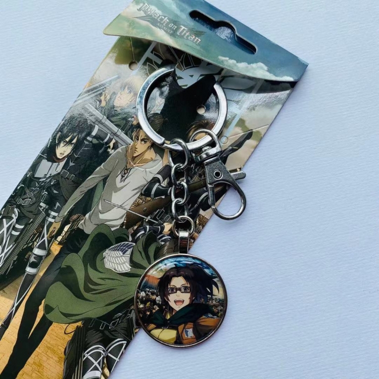 Shingeki no Kyojin  Anime cartoon metal keychain pendant price for 5 pcs