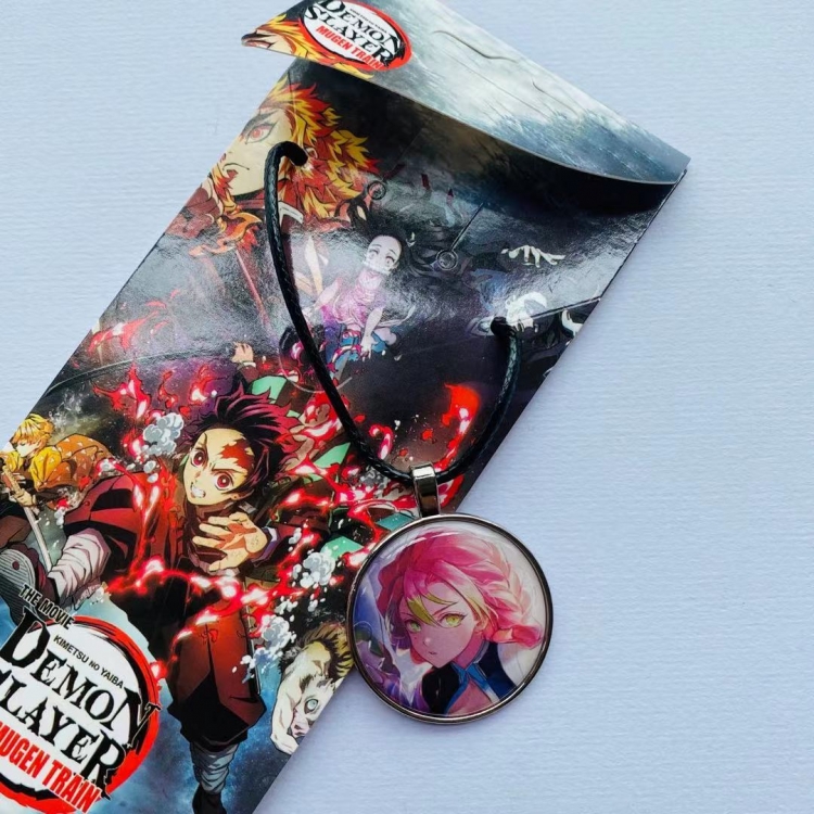 Demon Slayer Kimets Anime Necklace Pendant Jewelry price for 5 pcs