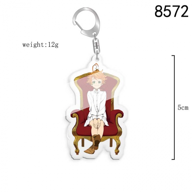 The Promised Neverla Anime acrylic Key Chain  price for 5 pcs 8572
