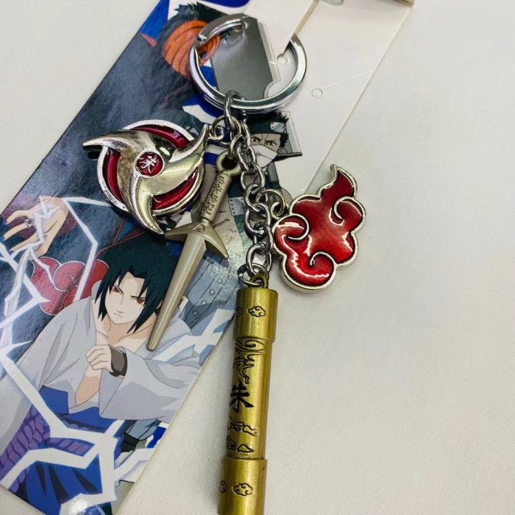 Naruto Animation surrounding skewers metal keychain pendant Style A