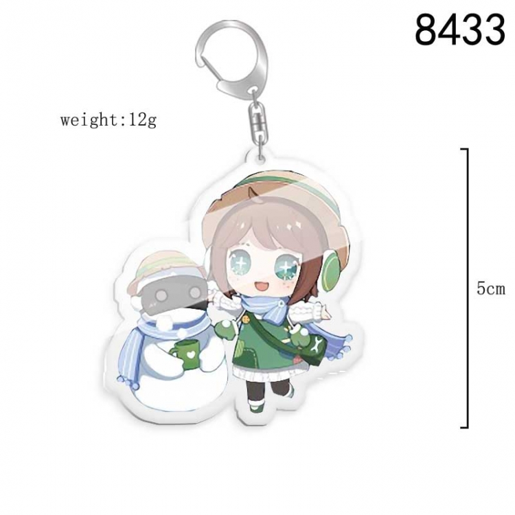 Identity V Anime acrylic Key Chain  price for 5 pcs 8433