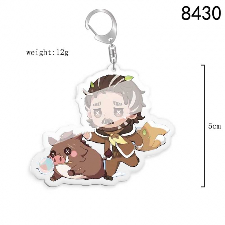 Identity V Anime acrylic Key Chain  price for 5 pcs 8430