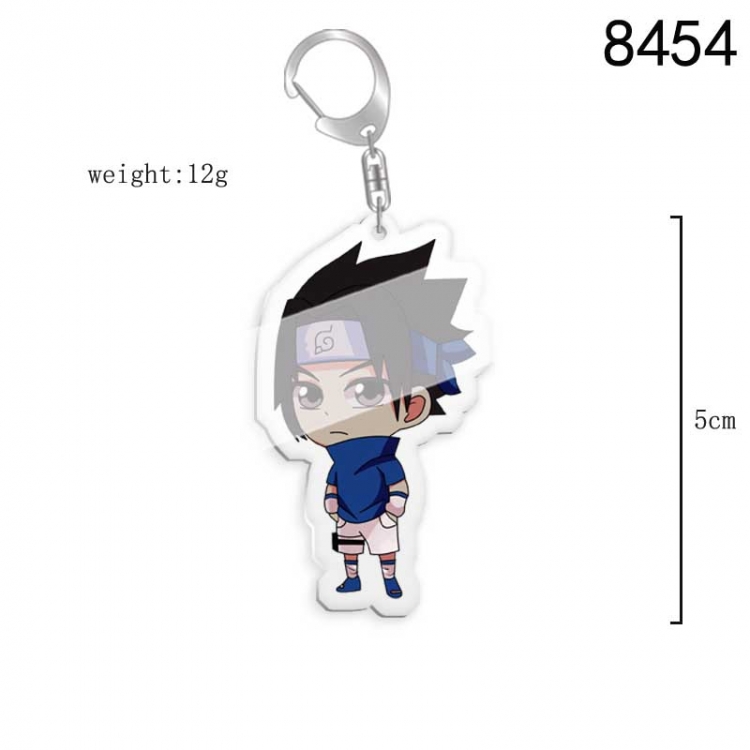 Naruto Anime acrylic Key Chain  price for 5 pcs 8454