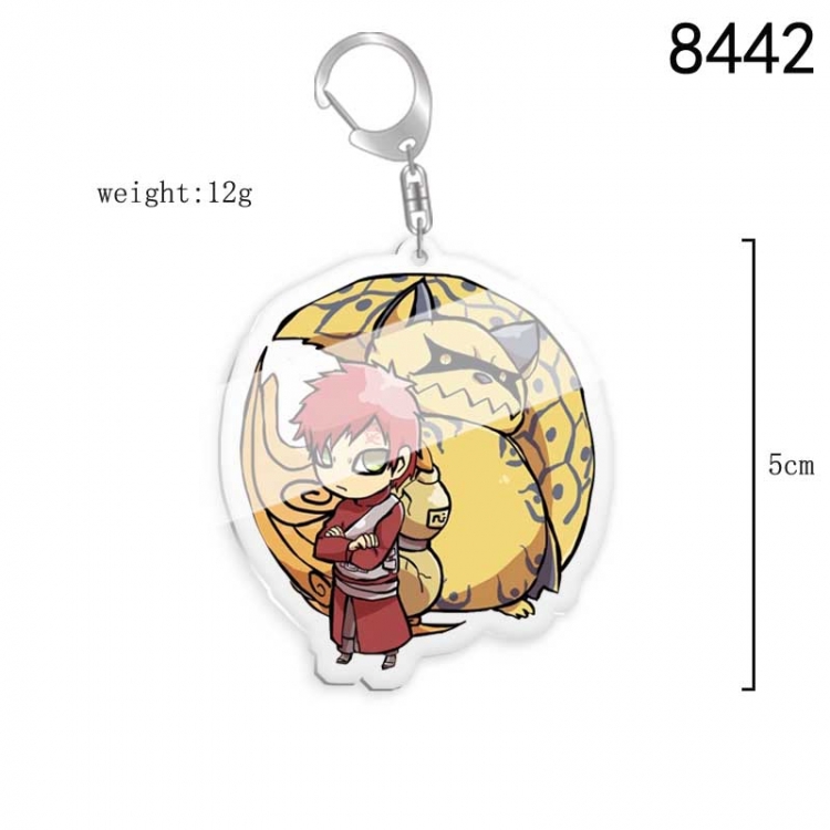 Naruto Anime acrylic Key Chain  price for 5 pcs 8442