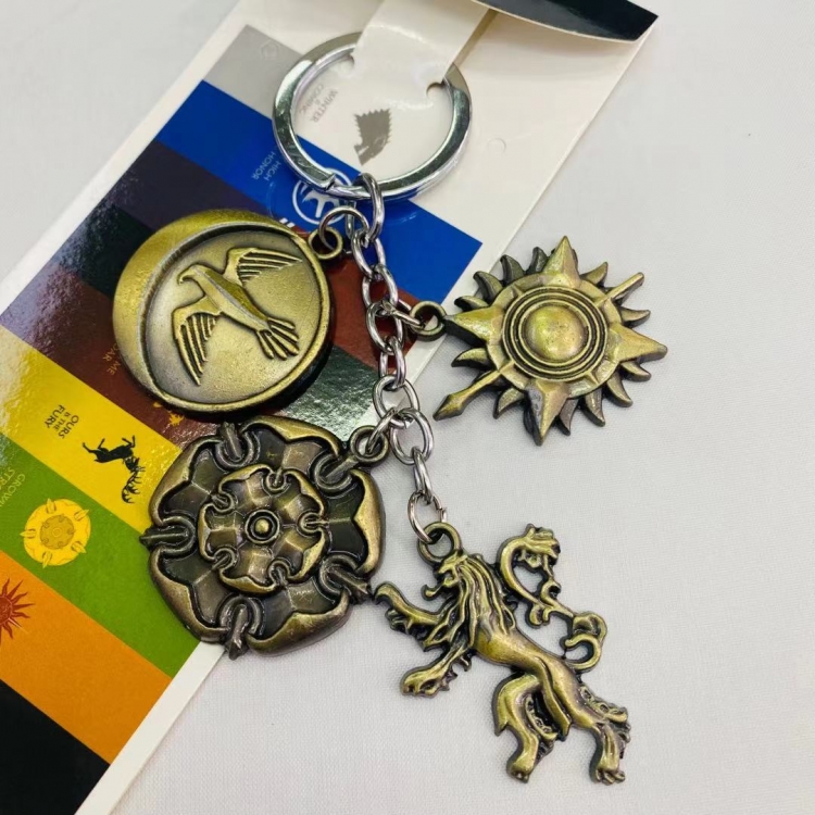 Harry Potter Animation surrounding skewers metal keychain pendant Style A