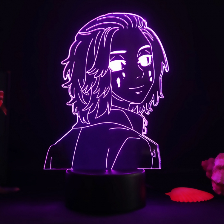Tokyo Revengers 3D night light USB touch switch colorful acrylic table lamp 2120