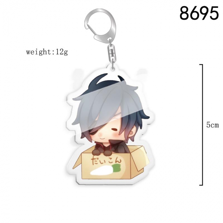 Touken Ranbu Anime acrylic Key Chain  price for 5 pcs  8695