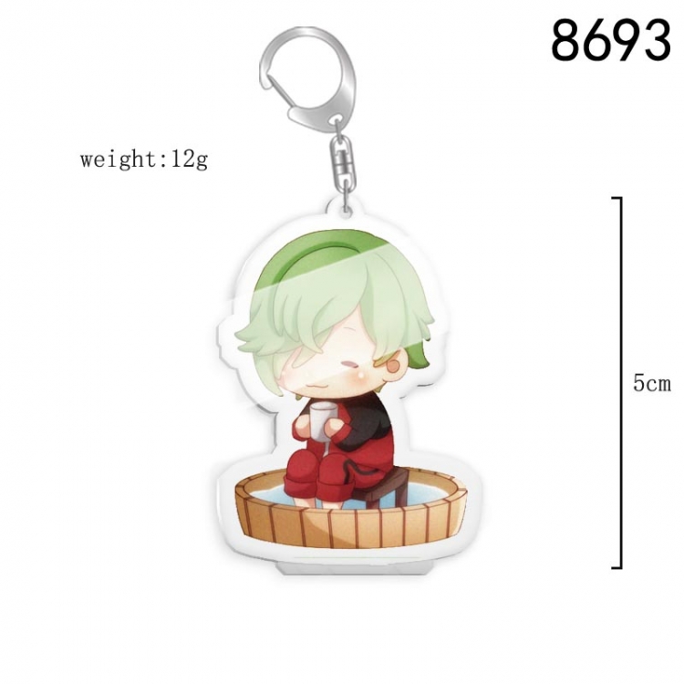 Touken Ranbu Anime acrylic Key Chain  price for 5 pcs  8693
