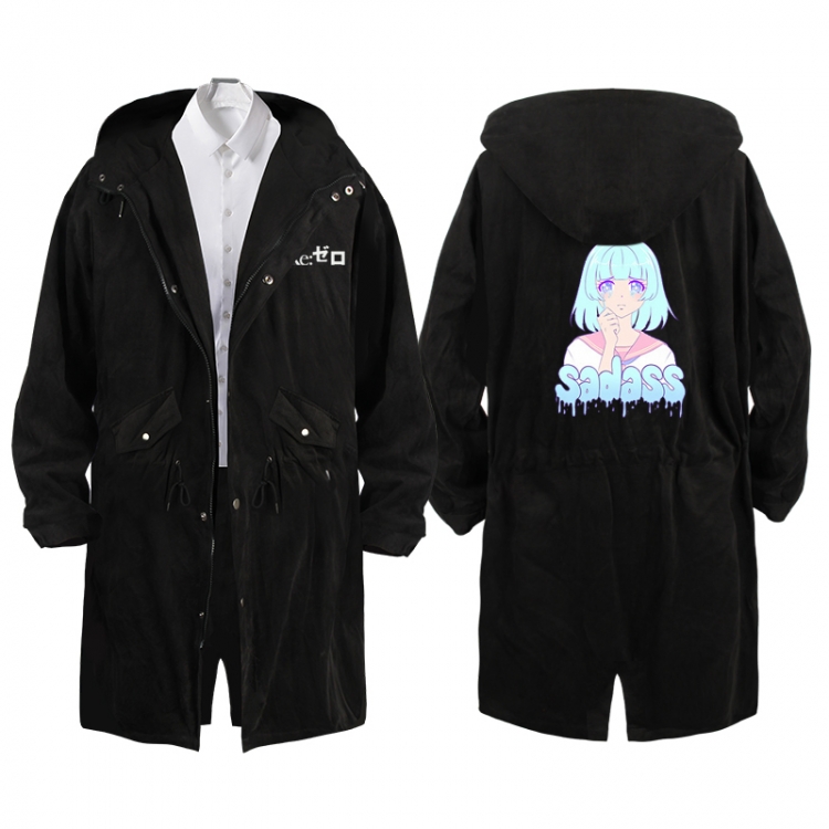 Re:Zero kara Hajimeru Isekai Seikatsu  Anime Peripheral Hooded Long Windbreaker Jacket from S to 3XL