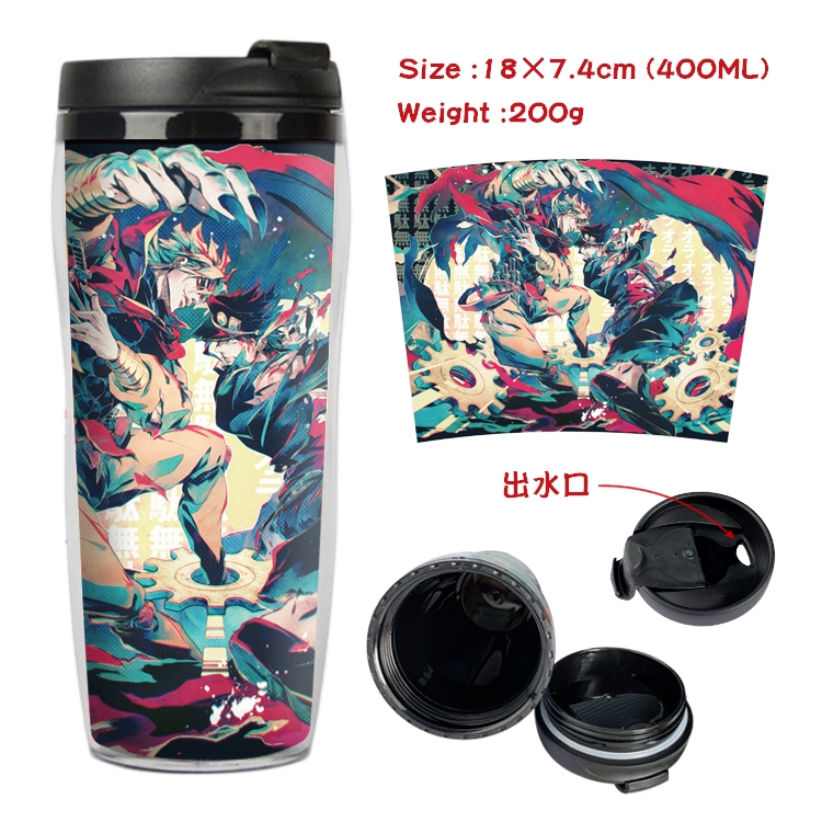 JoJos Bizarre Adventure  Starbucks Leakproof Insulation cup Kettle 18X7.4CM 400ML  