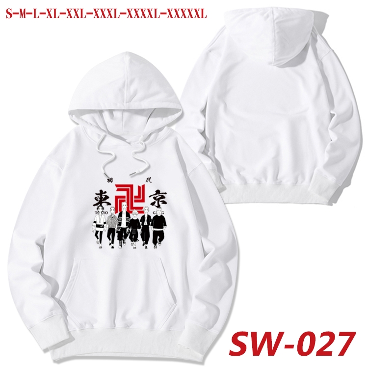 Tokyo Revengers   Autumn cotton hooded sweatshirt thin pullover sweater from S to 5XL SW-027